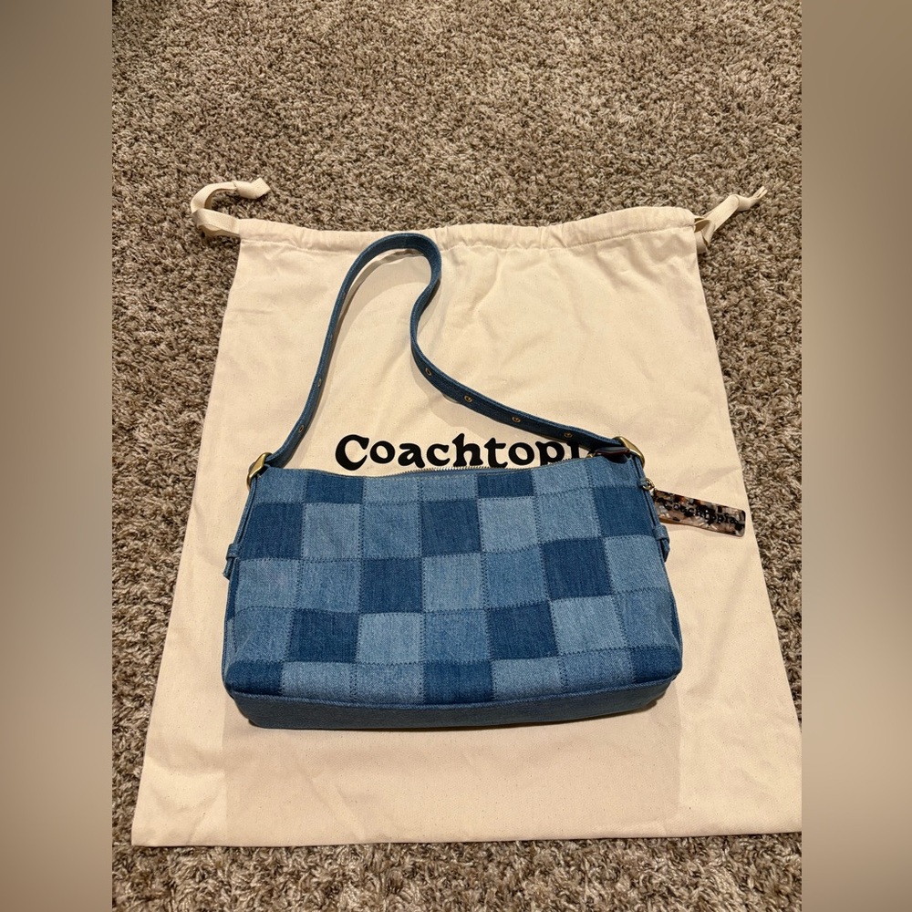 Coachtopia alter ego denim shoulder bag